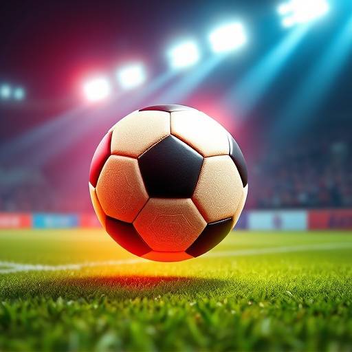 Game cover art for 'Soccer Stars Ultimate'. A soccer ball with glowing effects.